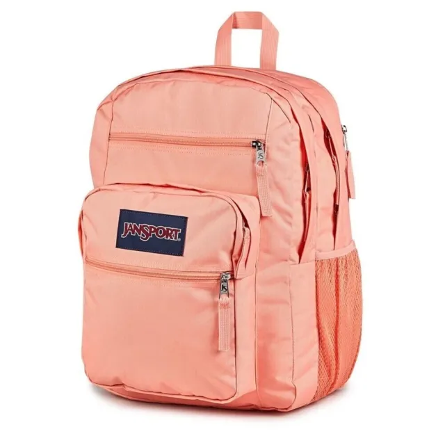 【JANSPORT】雙11 Big Student 後背包 運動包 雙肩背包 粉紅(JS0A47JKKM2)