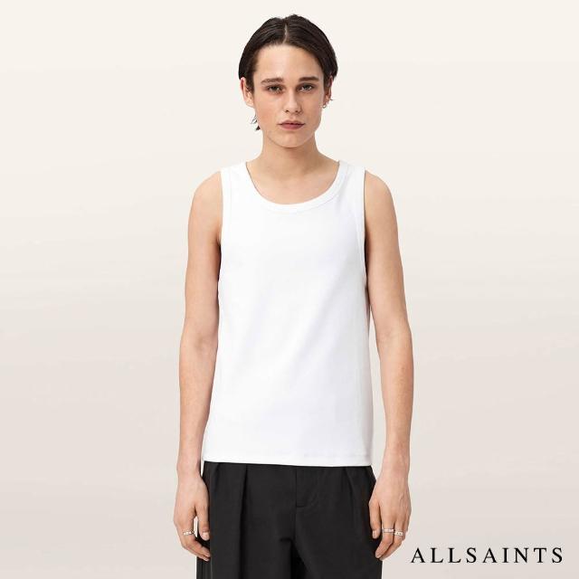 【ALLSAINTS】AXEL 無袖背心-白 M005JE (修身版型)