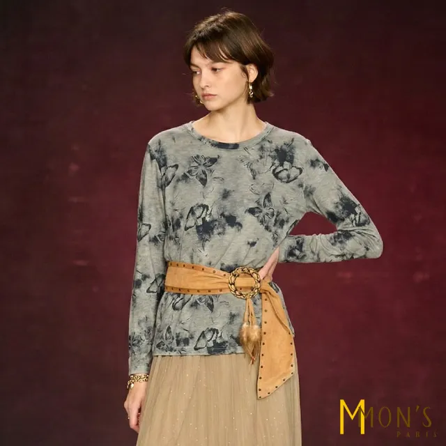 【MON’S】名品親膚棉印花上衣 (3色任選)