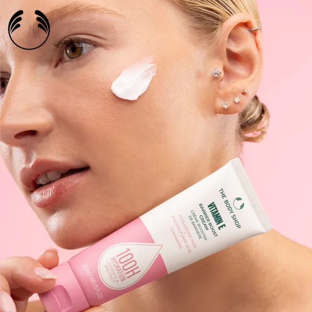 【THE BODY SHOP 美體小舖】維他命E保水修護霜-50ML(面霜/保水/保濕)