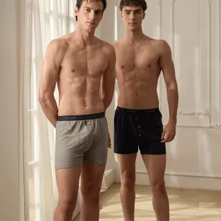 【SunFlower 三花】3件組五片式針織平口褲(純棉男四角內褲 四角褲 男內褲 多色任選)