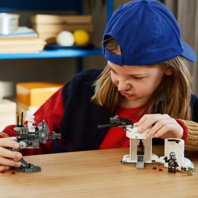 【LEGO 樂高】星際大戰系列 75444 AT-RT 的襲擊(曼達洛人與古古 星戰 居家擺設 積木)