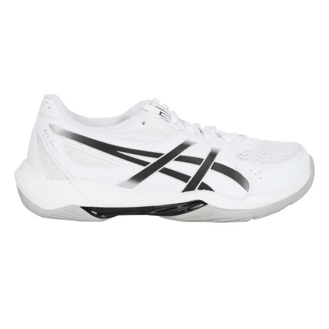 【asics 亞瑟士】GEL-ROCKET 12 男女排球鞋-2E-寬楦 亞瑟士 匹克球(1073A081-101)