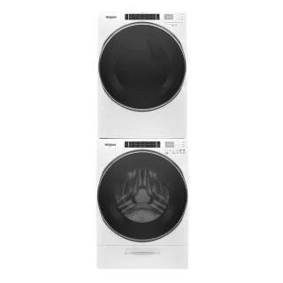 【Whirlpool 惠而浦】58H快配17公斤+16公斤〔桶裝〕瓦斯乾衣機+變頻滾筒蒸氣洗 (8TWFW8620HW+8TWGD8620HW)