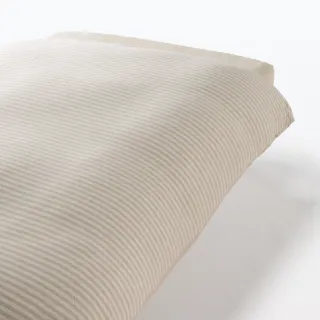 【MUJI 無印良品】棉天竺被套/S(混灰橫紋/混米橫紋)