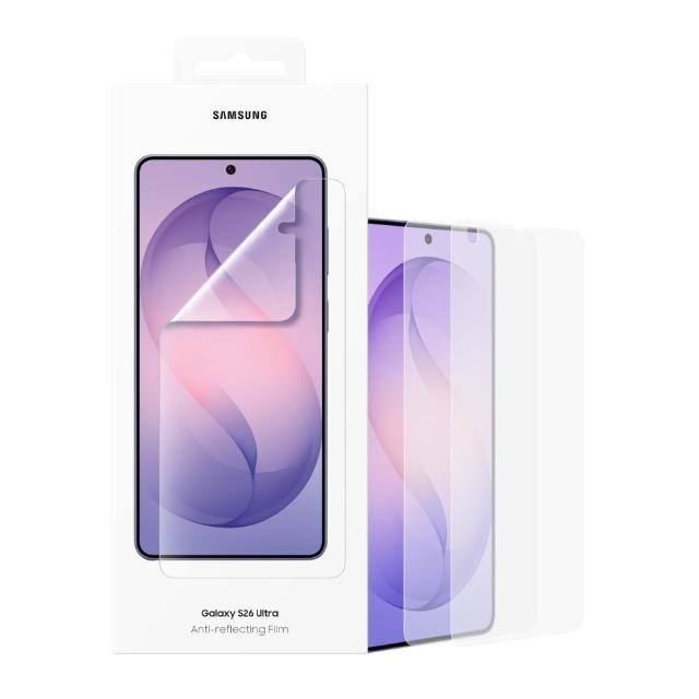 【Samsung 三星】Galaxy S26 Ultra 原廠抗反光螢幕保護貼 -內附 2片保貼 (EF-US948)