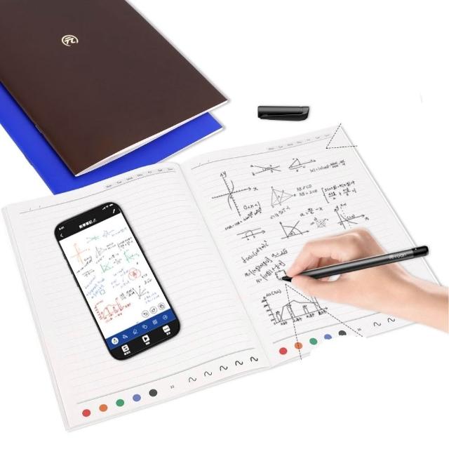 【元筆記】A4智慧筆記本套裝禮盒|智慧筆＋A4筆記本3本|手寫同步APP・上課會議筆記