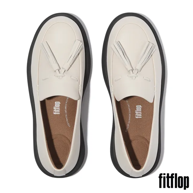 【FitFlop】iQ-COMFF 流蘇皮革樂福鞋 宋慧喬同款-女(二色)