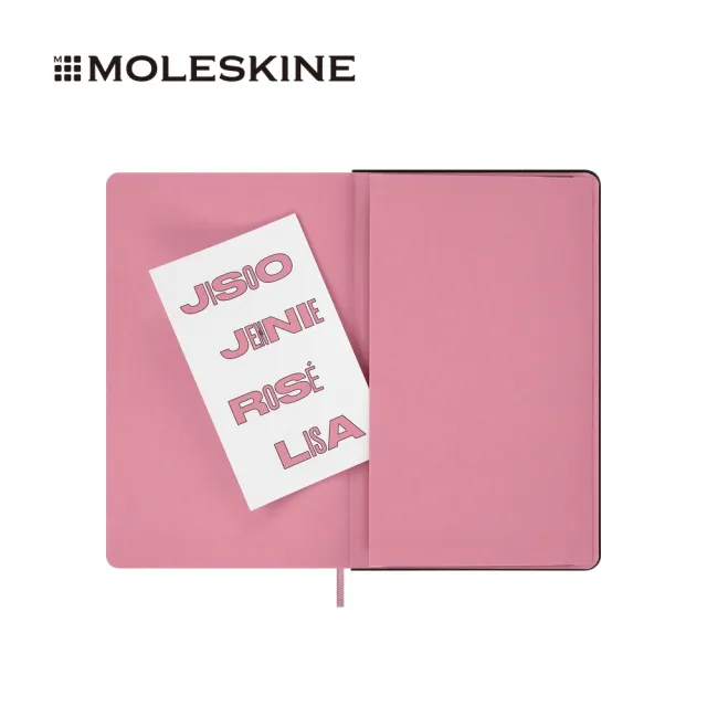 【MOLESKINE】BLACKPINK 限量套裝 -L型素描本+限定顏色筆5支 (內含驚喜限定照片)
