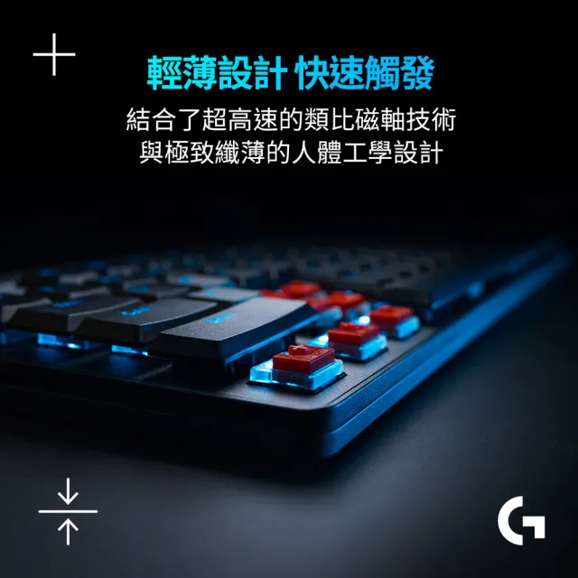 【Logitech G】G515 RAPID TKL類比磁軸電競鍵盤