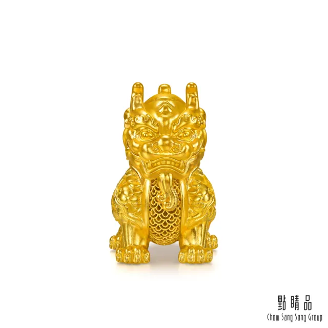 【點睛品】護宅麒麟 黃金擺件