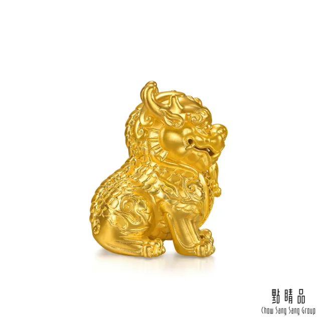【點睛品】護宅麒麟 黃金擺件