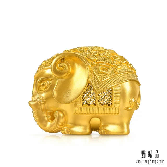 【點睛品】吉祥瑞象 黃金擺件