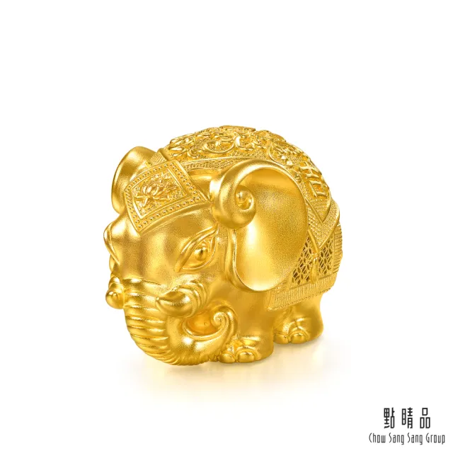 【點睛品】吉祥瑞象 黃金擺件