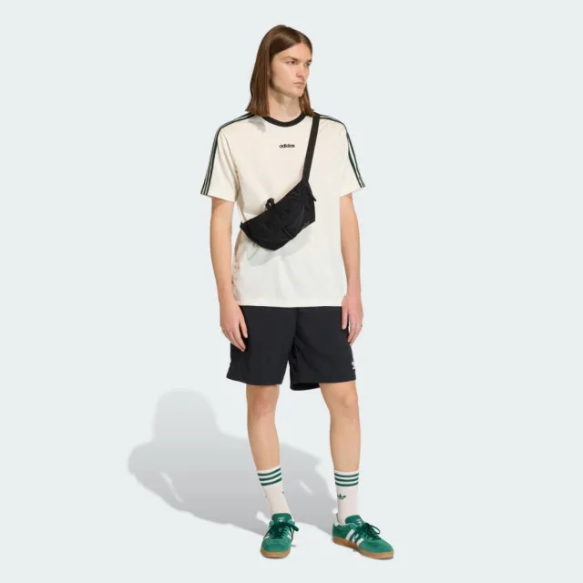 【adidas 愛迪達】Jacquard Jsy 男 T恤 運動上衣 休閒短袖 白 亞版(KE2139)