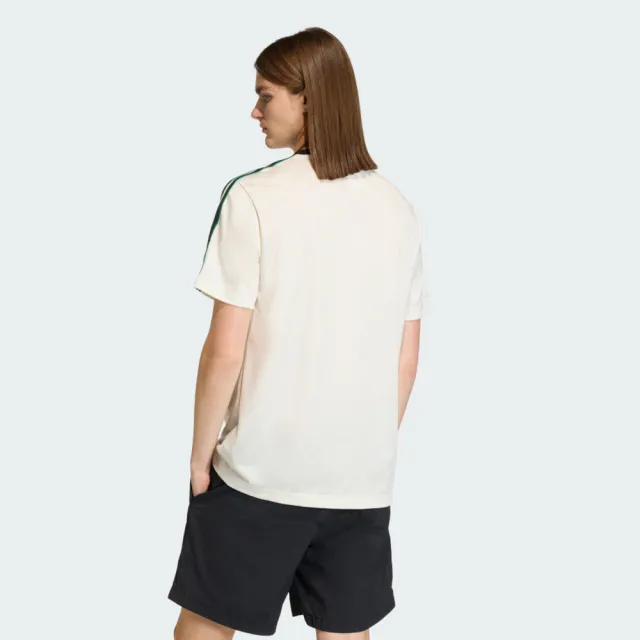 【adidas 愛迪達】Jacquard Jsy 男 T恤 運動上衣 休閒短袖 白 亞版(KE2139)