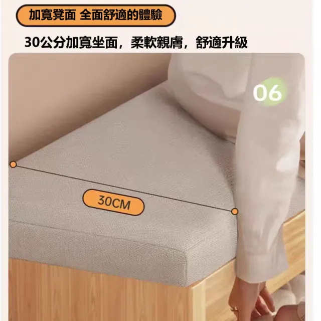 【E家工廠】穿鞋椅 換鞋櫃 收納換鞋椅 儲物凳 穿鞋凳 收納凳 換鞋凳(296-KC換鞋凳（田園橡木色）)