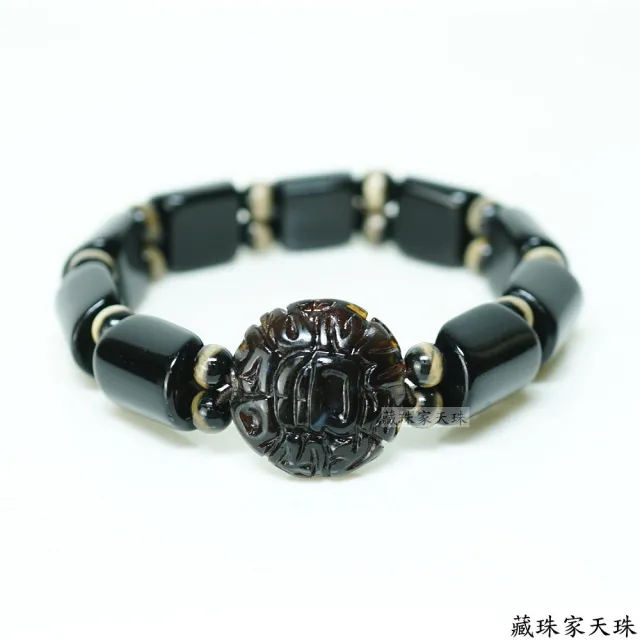 【藏珠家】精品20mm財咒天眼天珠手鍊