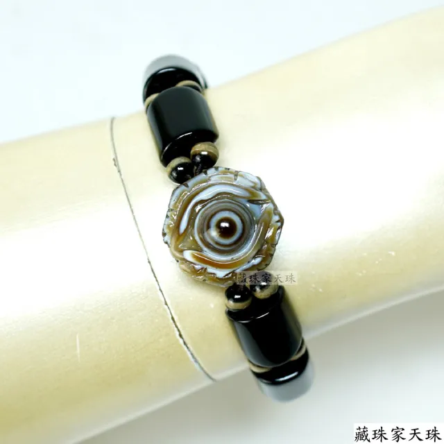 【藏珠家】精品22mm八卦財咒天眼天珠手鍊