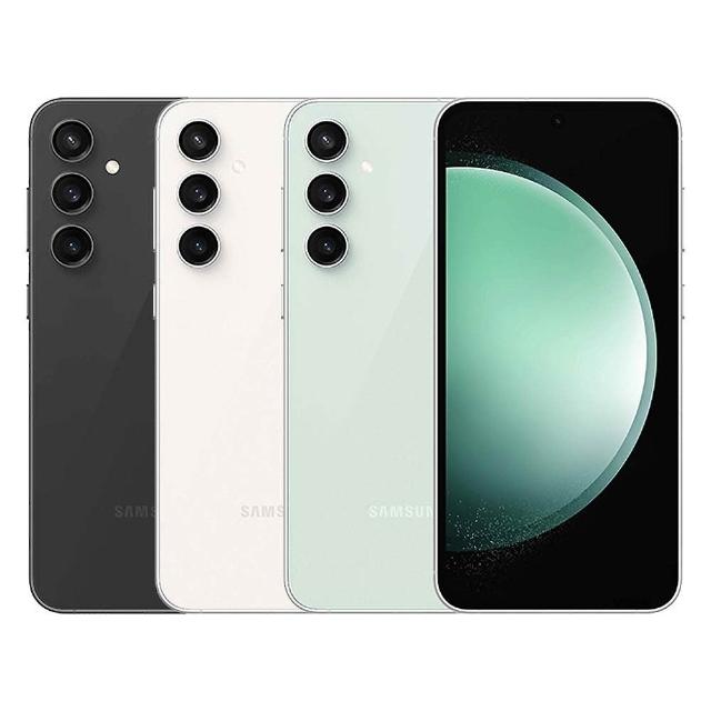 SAMSUNG三星 Galaxy S23 FE 旗艦級5G智慧型手機，搭載6.4吋Dynamic AMOLED 2X螢幕與八核心Snapdragon 8 Gen 1處理器，提供流暢效能與頂級影像體驗。5000萬畫素主鏡頭捕捉專業級照片，前置1000萬畫素自拍鏡頭完美呈現。內建256GB儲存空間、4500mAh電池支援長效續航，支援雙卡雙待及藍芽連線。輕巧209g機身厚度僅8.2mm，顏色選擇奶油白、黑曜灰、薄荷綠，標準配備C to C充電線與卡針，適合追求高效能的您！NCC認證碼CCAH235G0190T1。