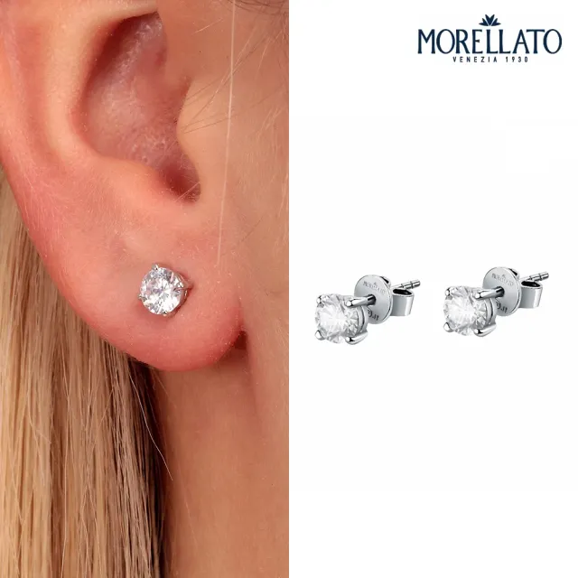 【MORELLATO】TESORI 925純銀耳環 SAIW99