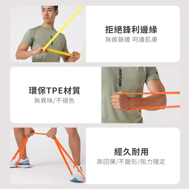 【DREAMCATCHER】健身彈力帶-升級強化款85磅(拉力帶/彈力帶/拉力繩/阻力帶/健身拉力帶/健身彈力繩)