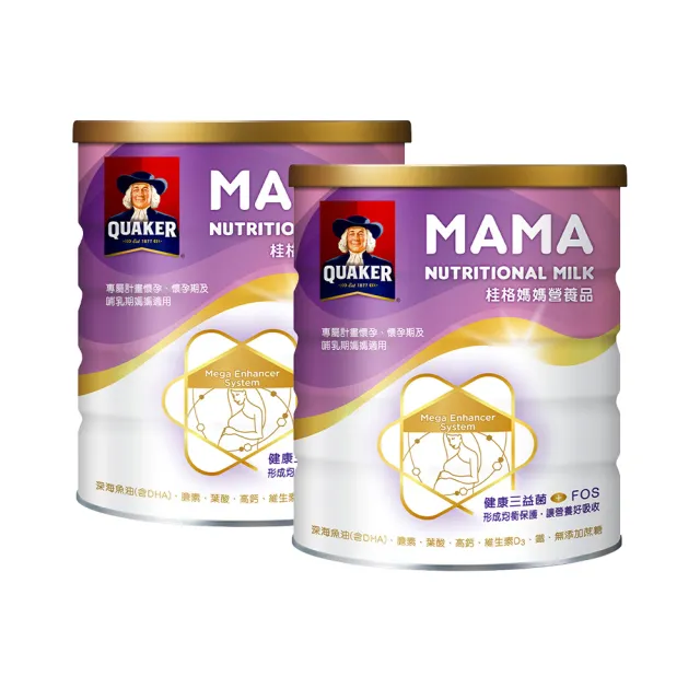 【QUAKER 桂格】媽媽奶粉850gx2罐