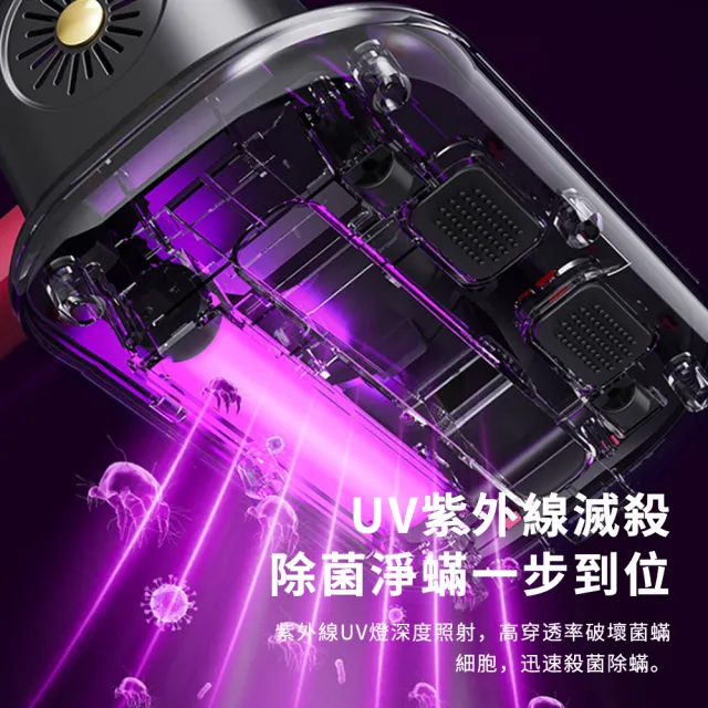 德國 UV紫外線除蟎儀 無線手持除蟎機 大吸力除塵蟎機 床上除蟎吸塵器 紫外線殺菌去除蟎蟲 雙拍打