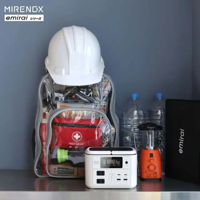 【emirai】MIRENEX儲能小瓦力PRO！手掌大儲能電站再進化NEX430！(戶外防災露營小電站/安全耐用磷酸鐵鋰)