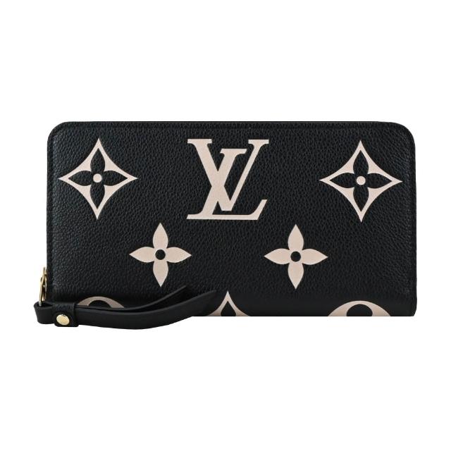 這款 LV LOUIS VUITTON 路易威登 M80481 Monogram Empreinte 經典牛皮花紋拉鍚長夾，以高階牛皮製成，展現品牌經典的 Monogram Empreinte 花紋設計，簡約大方的造型適合日常出街。全新商品，提供白色系與黑色系選擇，內附 LV 原廠紙盒、防塵袋與專櫃購買證明影本，確保商品來源正規。尺寸為長 19.5cm、寬 2.5cm、高 10.5cm，內層有 18 個夾層，方便收納各式物品。開口方式為釦式，設計精緻且實用，是時尚與機能兼具的精品手袋。
