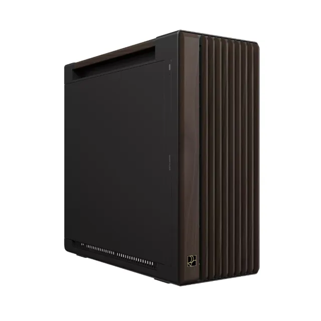 【ASUS 華碩】ProArt PA602 胡桃木金屬版 現代黑 電腦機殼 (PA602-WALNUT-WOOD-METAL)