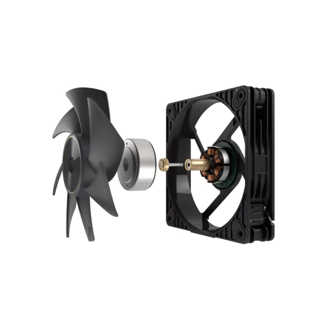 【ASUS 華碩】ProArt PF120 PWM 高效能風扇 現代黑 - 三入組 (PF120-FAN-PWM-BLACK-3IN1)