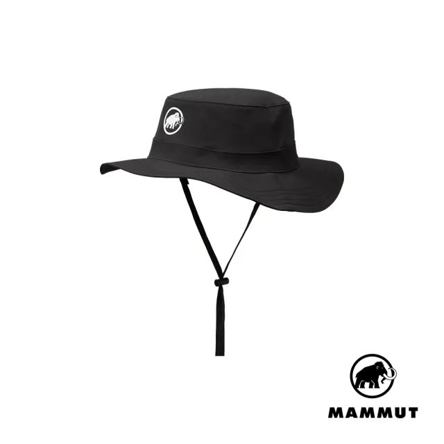 【Mammut 長毛象】Runbold Hat 防曬透氣漁夫帽 黑色 #1191-04614