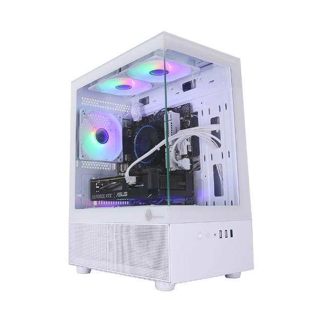 【華碩平台】i5十核RTX 5060 Win11{輝日戰士W}電競機(i5-14400F/B760/32G D5/1TB)