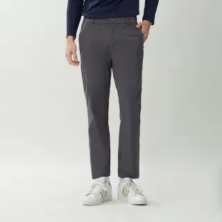 【pierre cardin 皮爾卡登】網路獨家 男款 透氣速乾休閒長褲-深灰色(7267881-97)