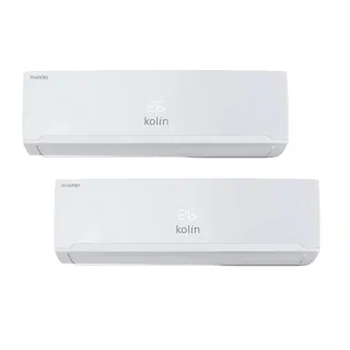 【Kolin 歌林】4-5坪+6-7坪變頻冷暖一對二分離式空調(KDV-P722M201/KSA-PK282DV03A+KSA-PK412DV03A)