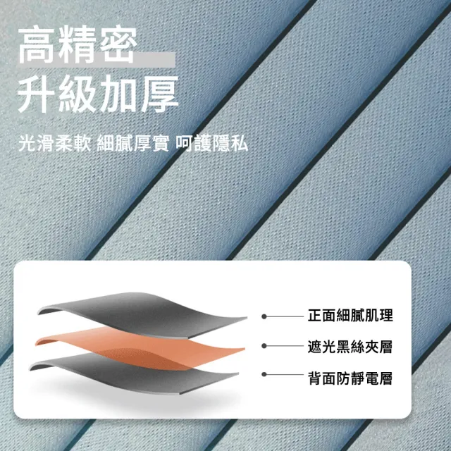 【The rare】加厚防水防霉浴簾180x200cm(乾溼分離/浴室窗簾/隔斷簾/免鑽孔/附掛環)