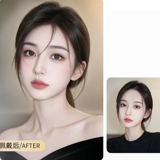【HaNA 梨花】時光逆行 瞬間髮量重返18歲｜超隱形透氣減齡空氣瀏海前額無痕假髮片 補髮 仿真人髮絲