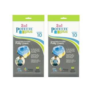 美國 Potette Plus 拋棄式防漏袋10入x2包