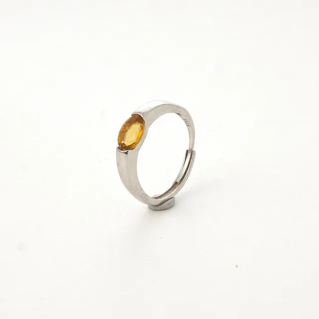 【勝弘珠寶】多明尼加橢圓形藍珀戒指(藍珀戒指)