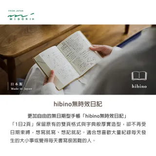 【MIDORI】《HIBINO 1 Day 2 Pages Free Diary 一日二頁日記》