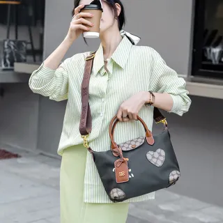 【EMMA SUE】雙11 尼龍包 托特包 斜背包 手提包 水餃包 hobo包 旅行袋 大容量 輕便 媽媽包 老花 