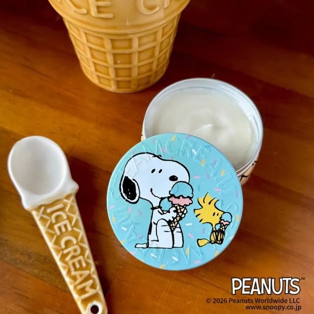 【STEAMCREAM 蒸汽乳霜】1612/史努比與糊塗塌客吃冰趣 75g / 1入 (官方直營 / 高效保濕 / 純素保養)