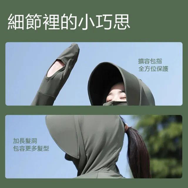 【IDREES 伊德萊斯】冰絲涼感防曬外套 透氣包指防曬衣(防紫外線 戶外運動 騎行防曬)