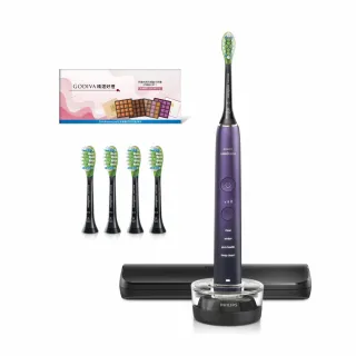 【Philips 飛利浦】Sonicare 官方直營 Sonicare亮白隨行智能鑽石音波電動牙刷 HX9911/69 紫鑽