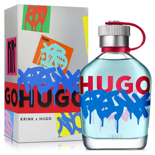 【HUGO BOSS】HUGO X KRINK 聯名男性淡香精限量版125ml(專櫃公司貨)