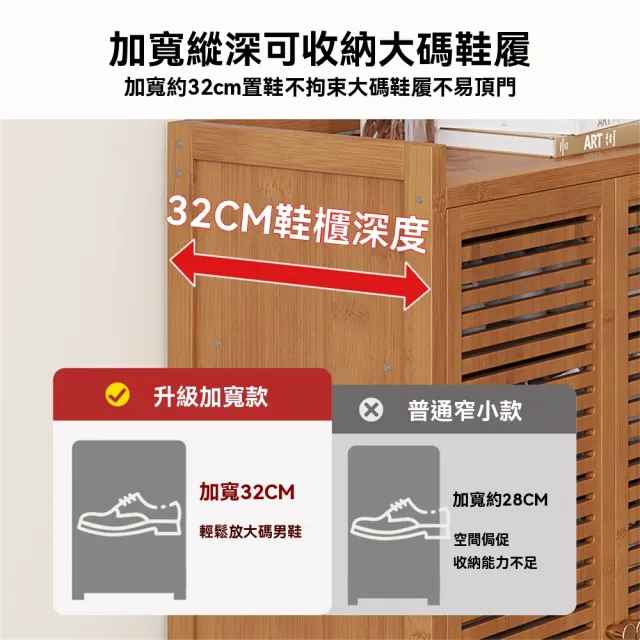 【匠俱】入戶門鞋櫃 玄關櫃 竹製鞋櫃 家用鞋櫃(換鞋櫃 多層鞋櫃 簡易鞋櫃)