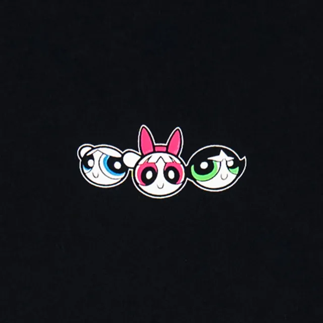 【NEW ERA】飛天小女警 男女 短袖T恤 THE POWERPUFF GIRL 短袖上衣(NE14891331黑)
