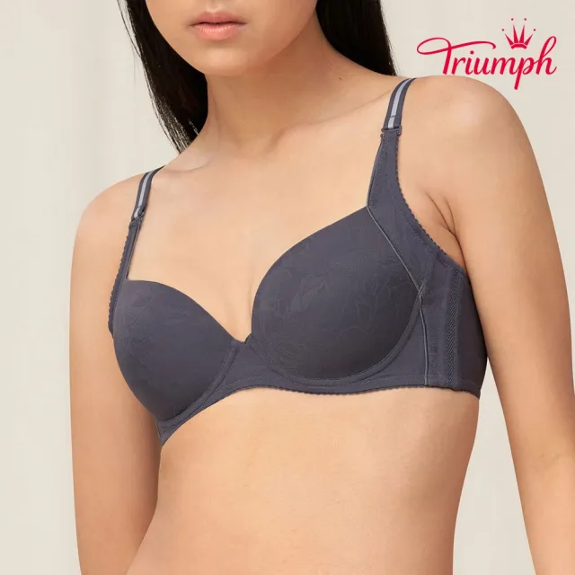 【Triumph 黛安芬】風格自在系列 涼感無痕透氣軟鋼圈內衣(深灰色)