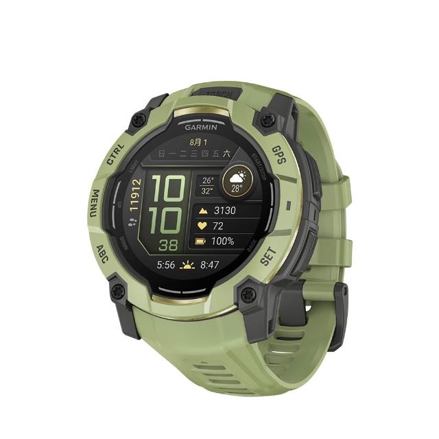 【GARMIN】INSTINCT 3 AMOLED 本我系列GPS腕錶 50mm 曠野綠